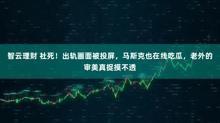 智云理财 社死！出轨画面被投屏，马斯克也在线吃瓜，老外的审美真捉摸不透